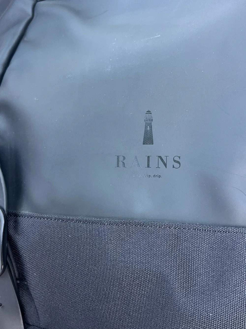 Rains waterproof everyday backpack • drawstring